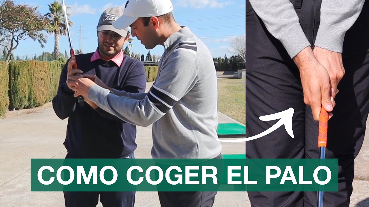 agarre del palo de golf