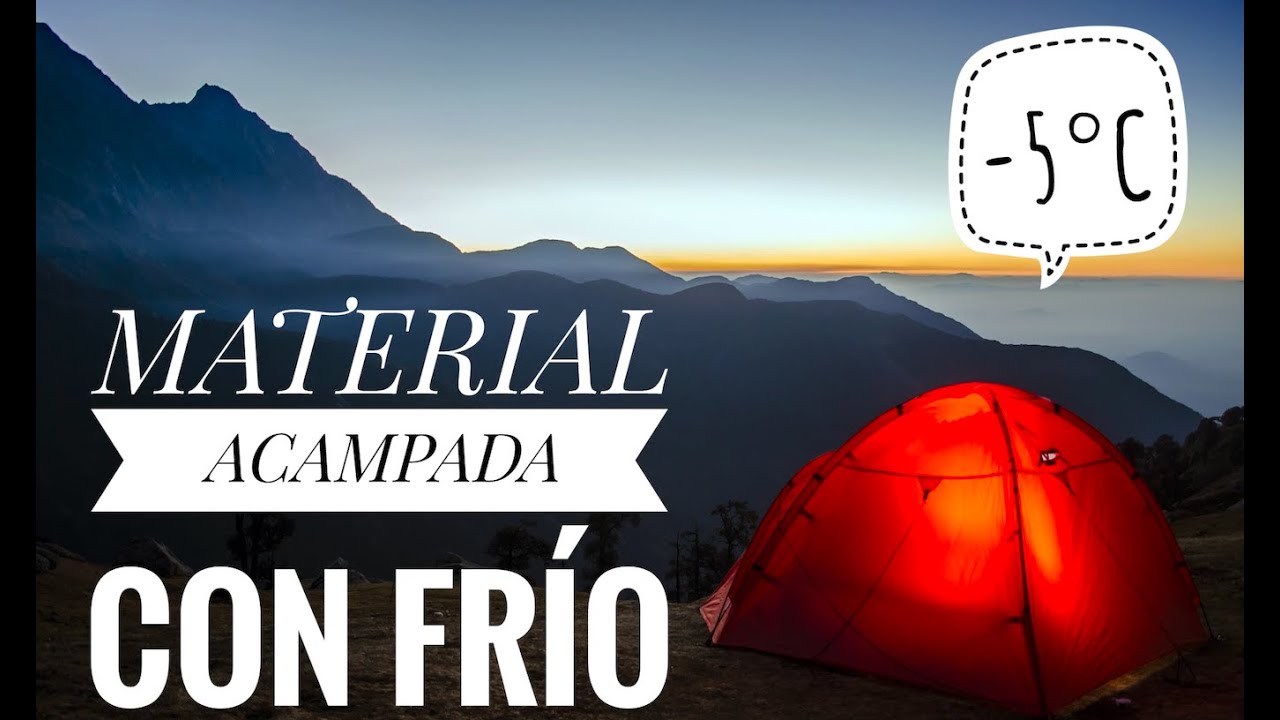 dormir en tienda de campaña en invierno