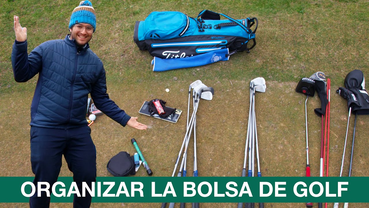 lleva los palos de golf