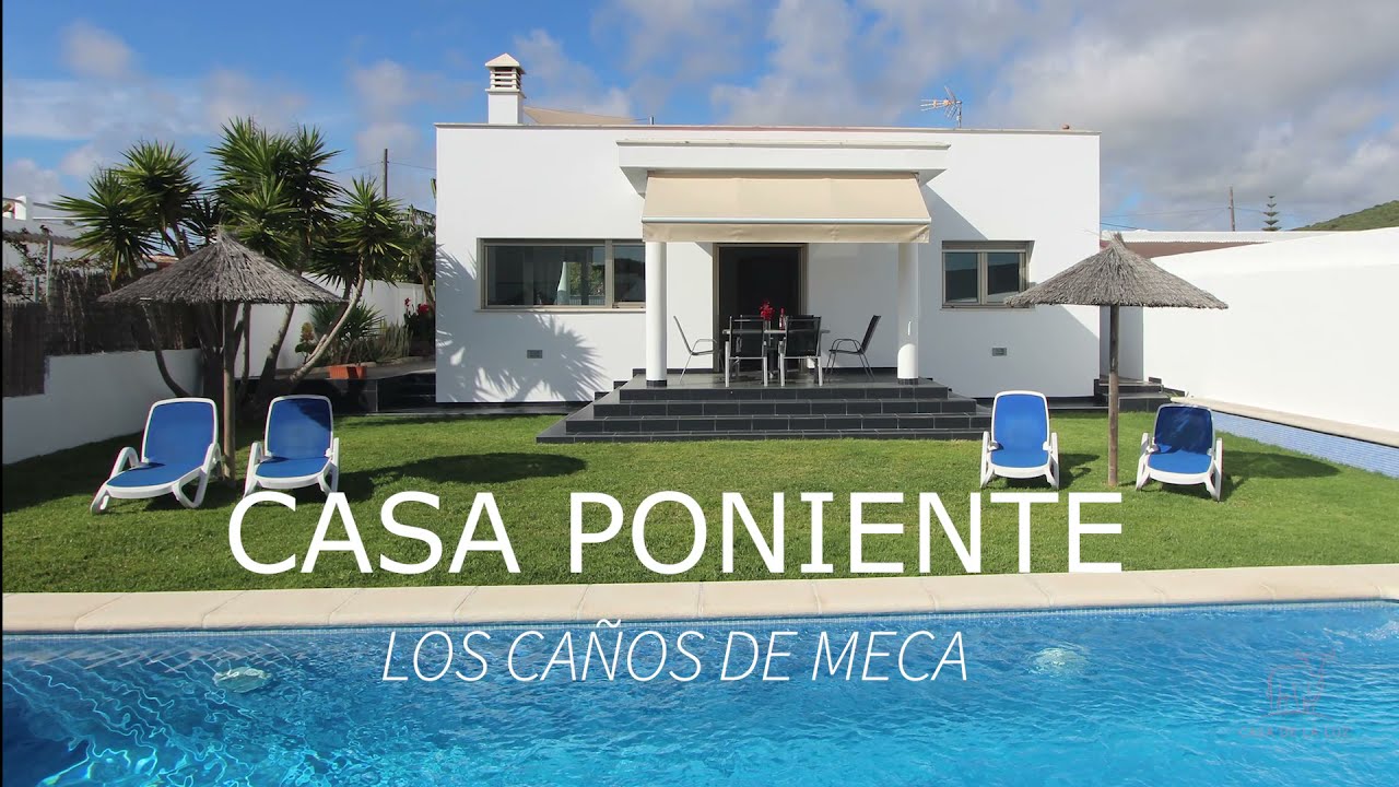 casas en caños de meca con piscina