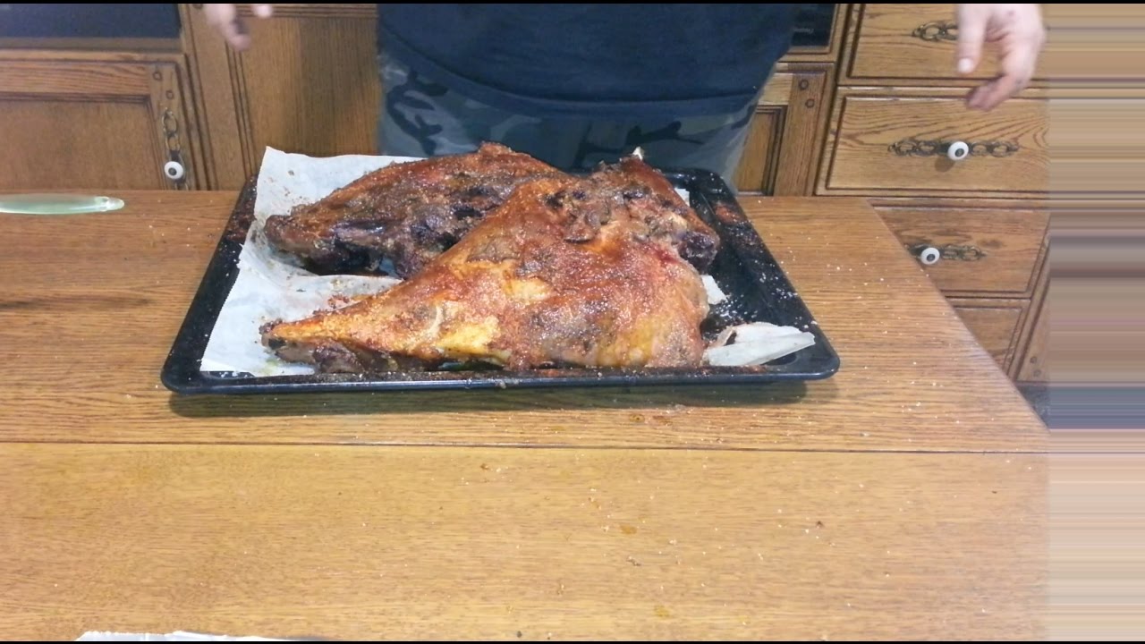 pata de jabali al horno