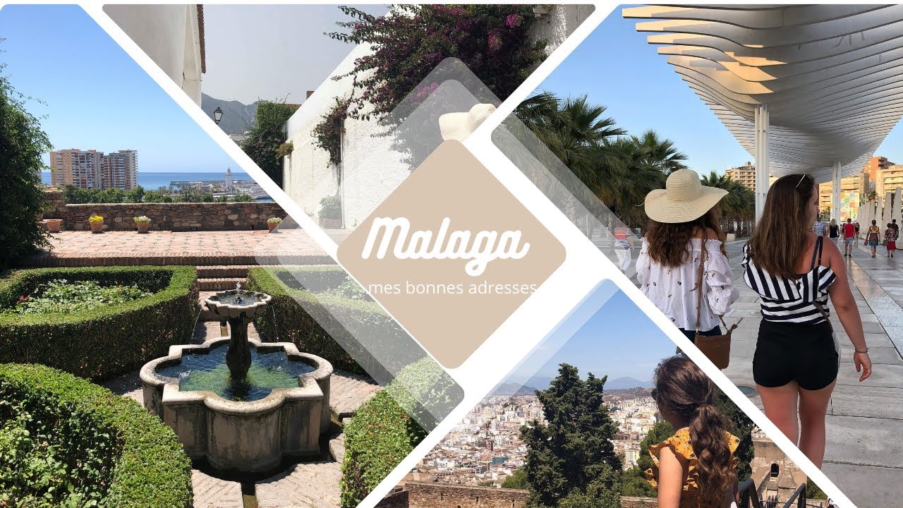 plan de la ville de malaga espagne