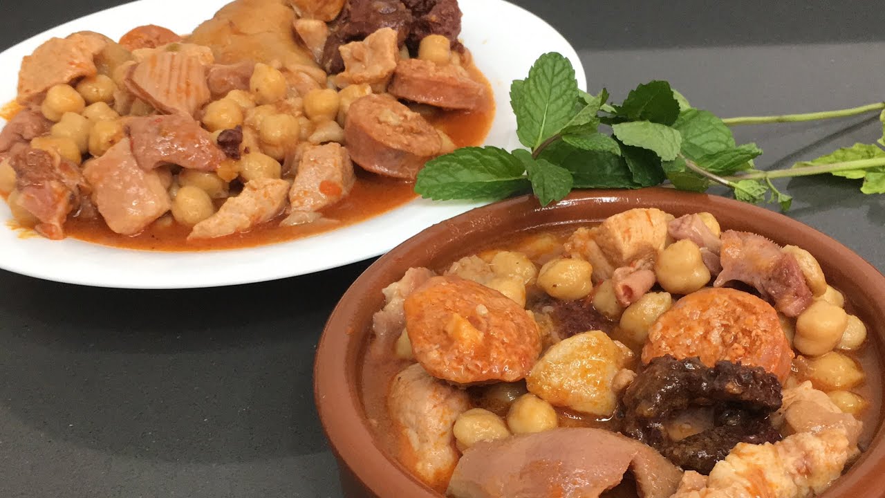 receta callos con garbanzos andaluza