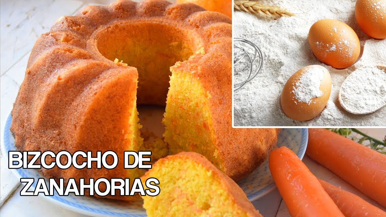 bizcocho de maizena y zanahoria