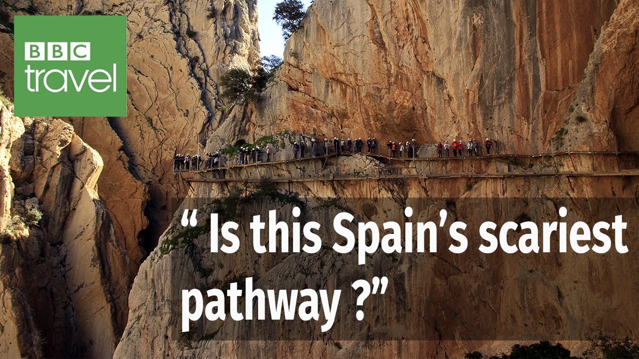 caminito del rey with child