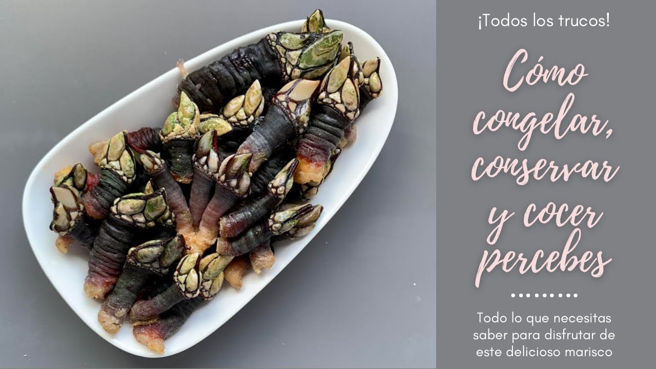 como se congelan los percebes