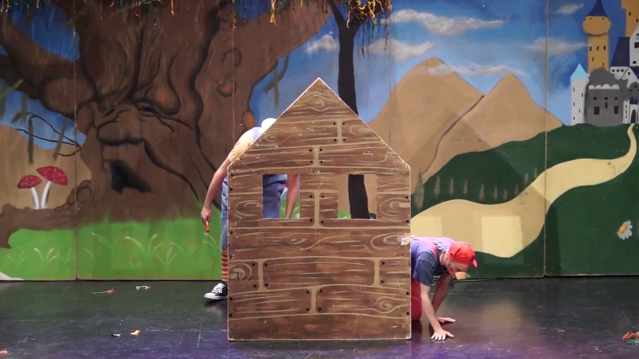 cuento de los tres cerditos en obra de teatro