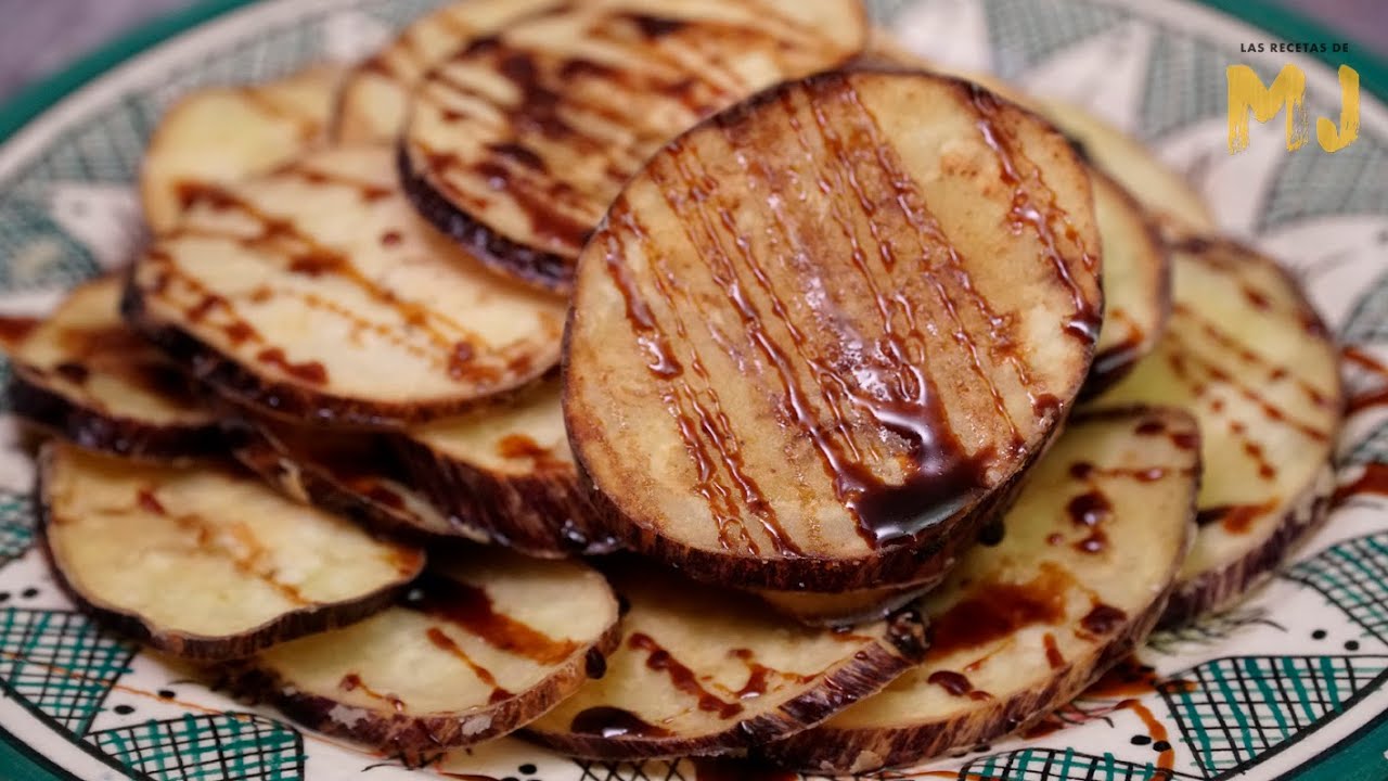 receta de berenjenas con miel de caña