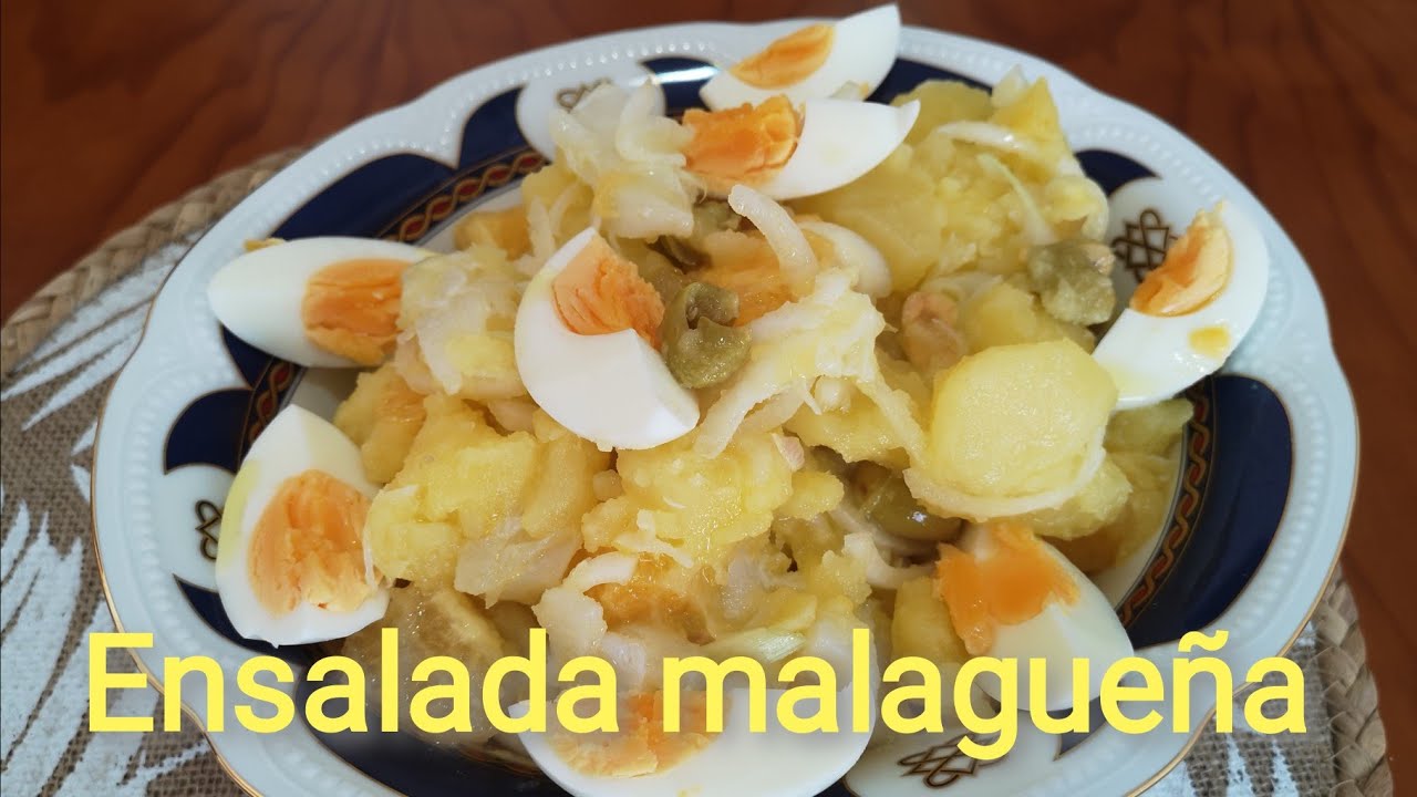 ensalada de naranja y bacalao y patata