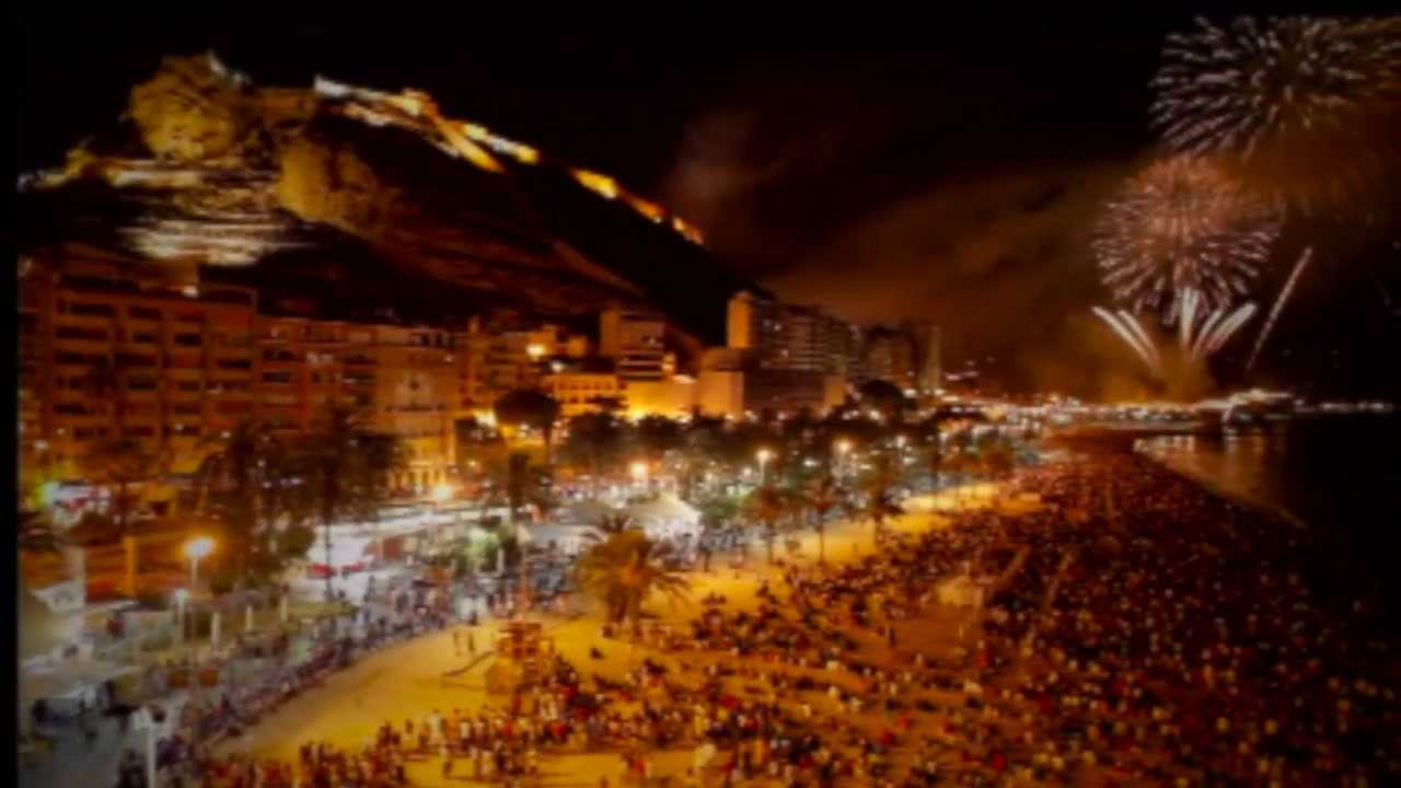 hogueras en la playa de san juan