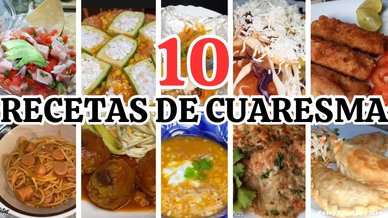 las mejores recetas de cuaresma