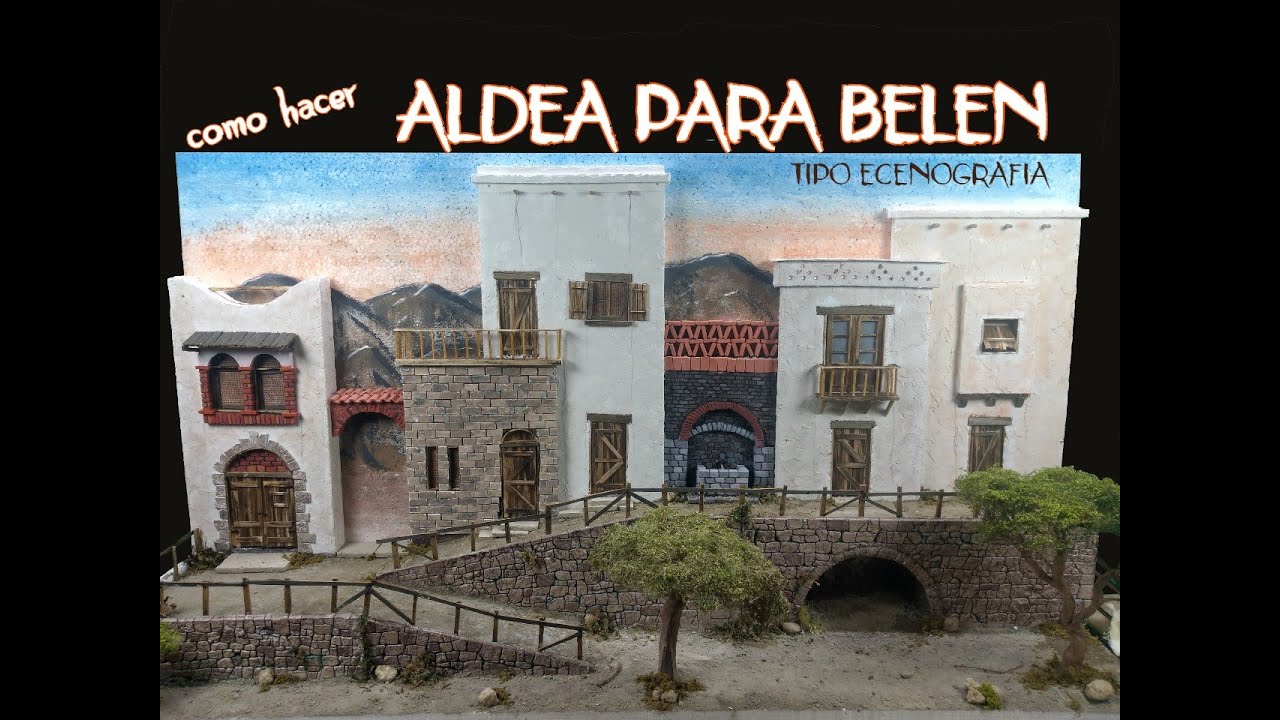 pueblos de belenes de navidad