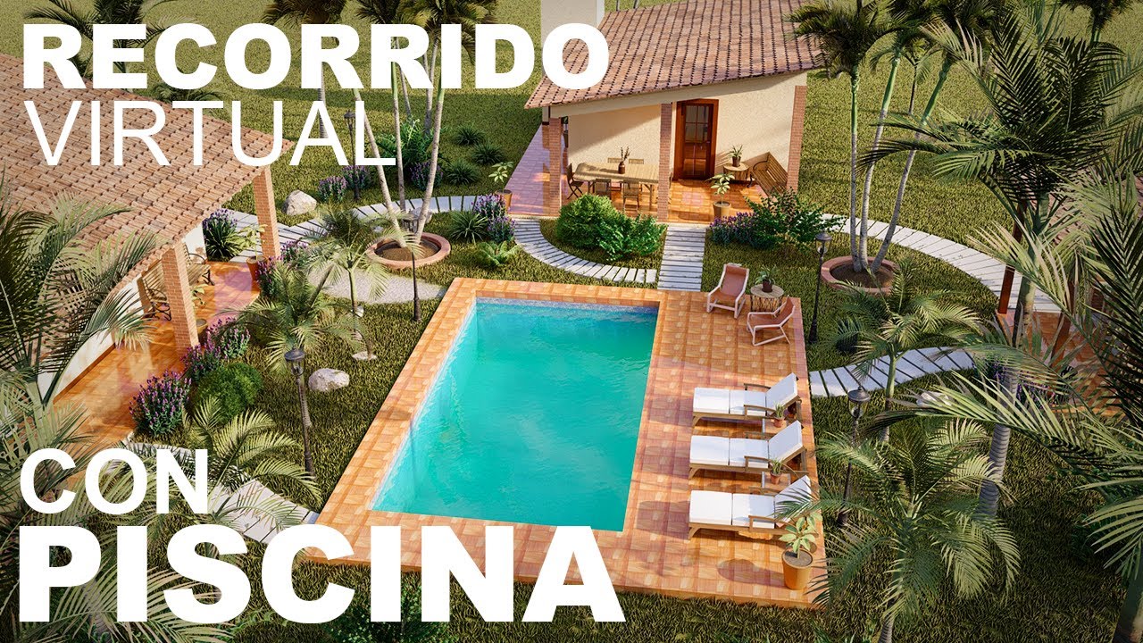 rustico casas de campo con piscina